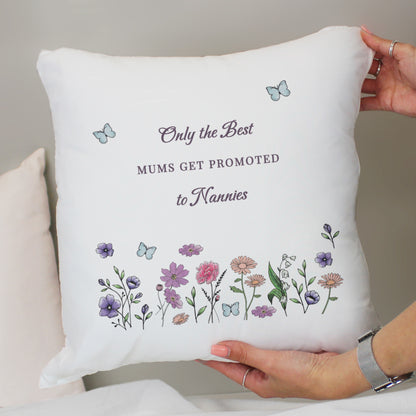 Personalised Wild Flowers Cushion - MK&JD Gifts