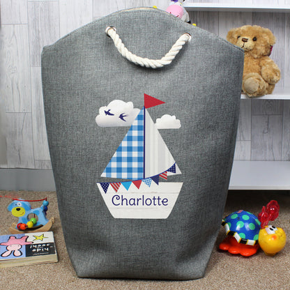 Personalised Sailboat Storage Bag - MK&JD Gifts