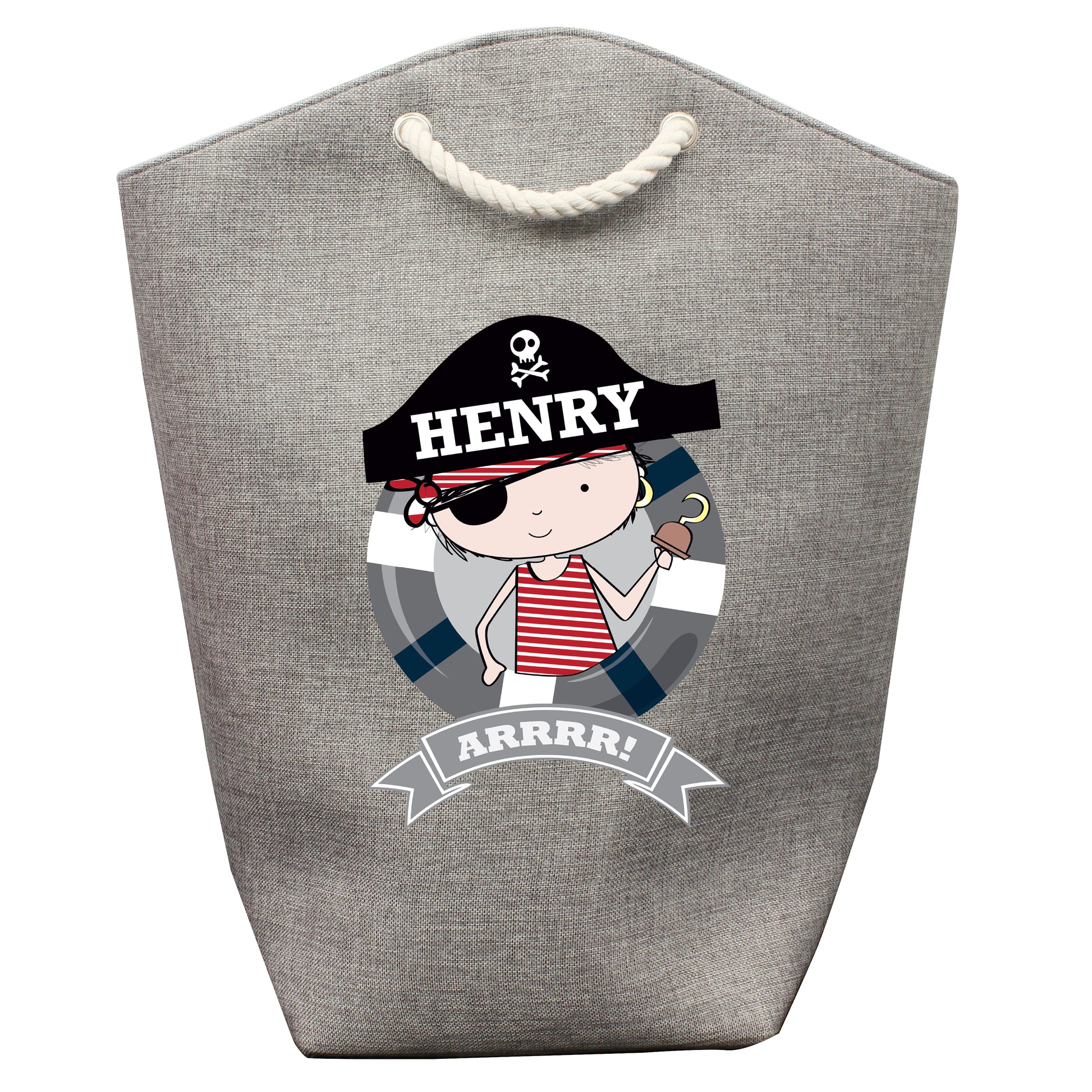 Personalised Pirate Storage Bag - MK&JD Gifts