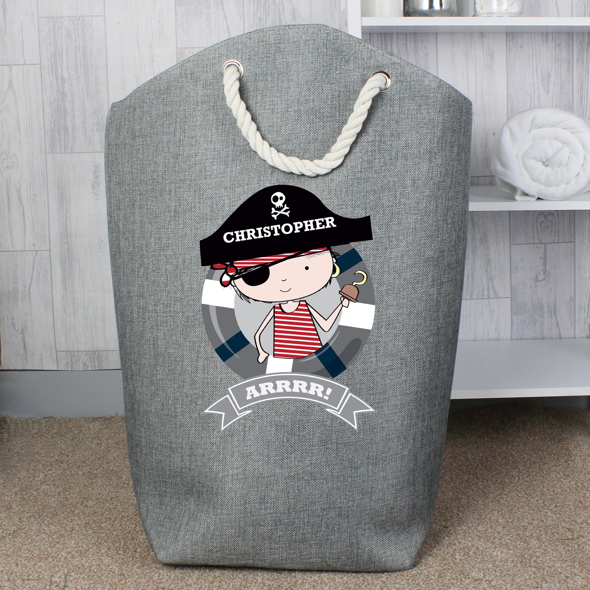 Personalised Pirate Storage Bag - MK&JD Gifts