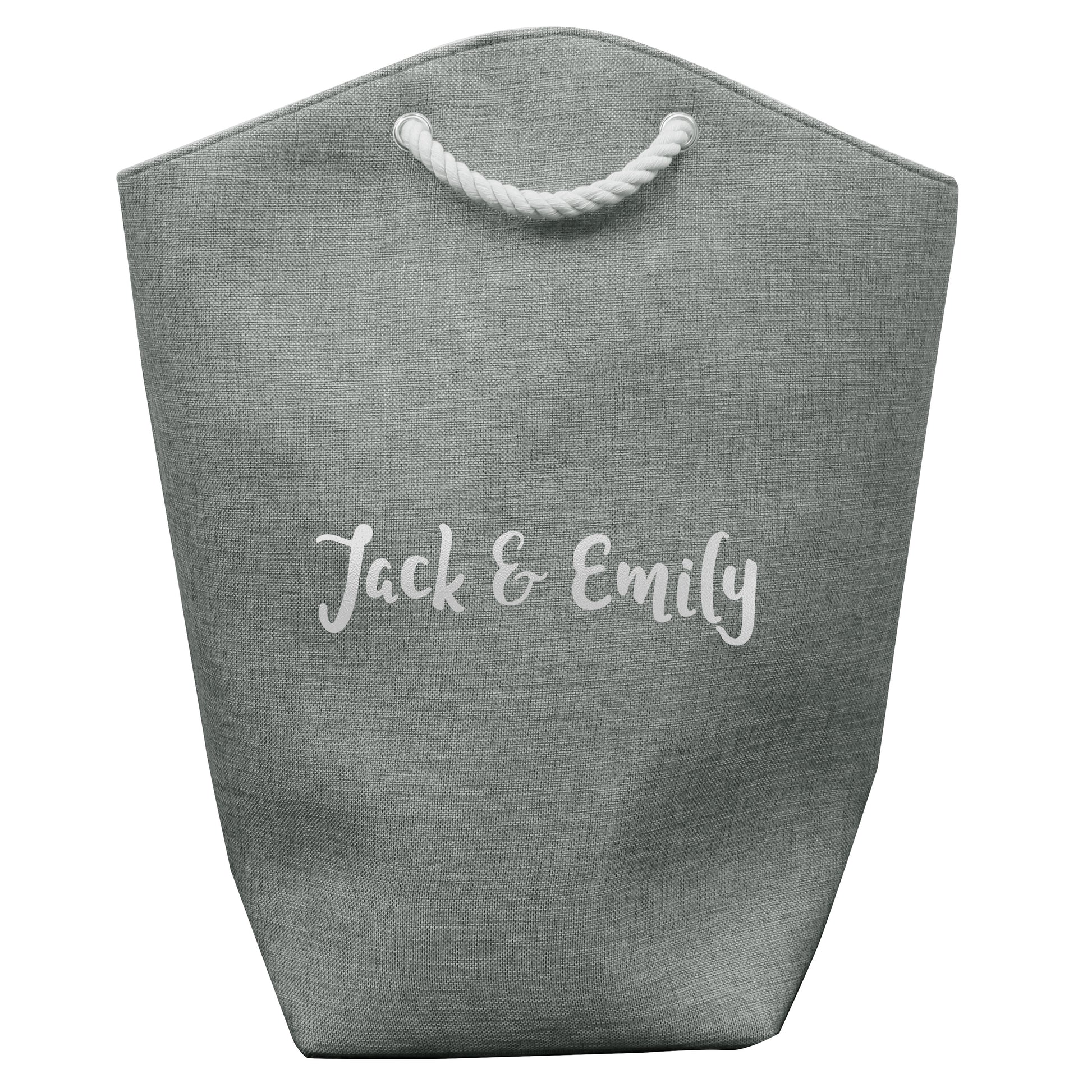 Personalised Silver Name Storage Bag - MK&JD Gifts