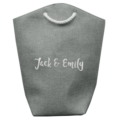 Personalised Silver Name Storage Bag - MK&JD Gifts