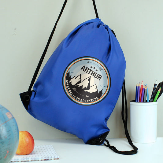 Personalised Adventure Blue Kit Bag - MK&JD Gifts