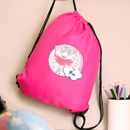 Personalised Fairy Pink Kit Bag - MK&JD Gifts