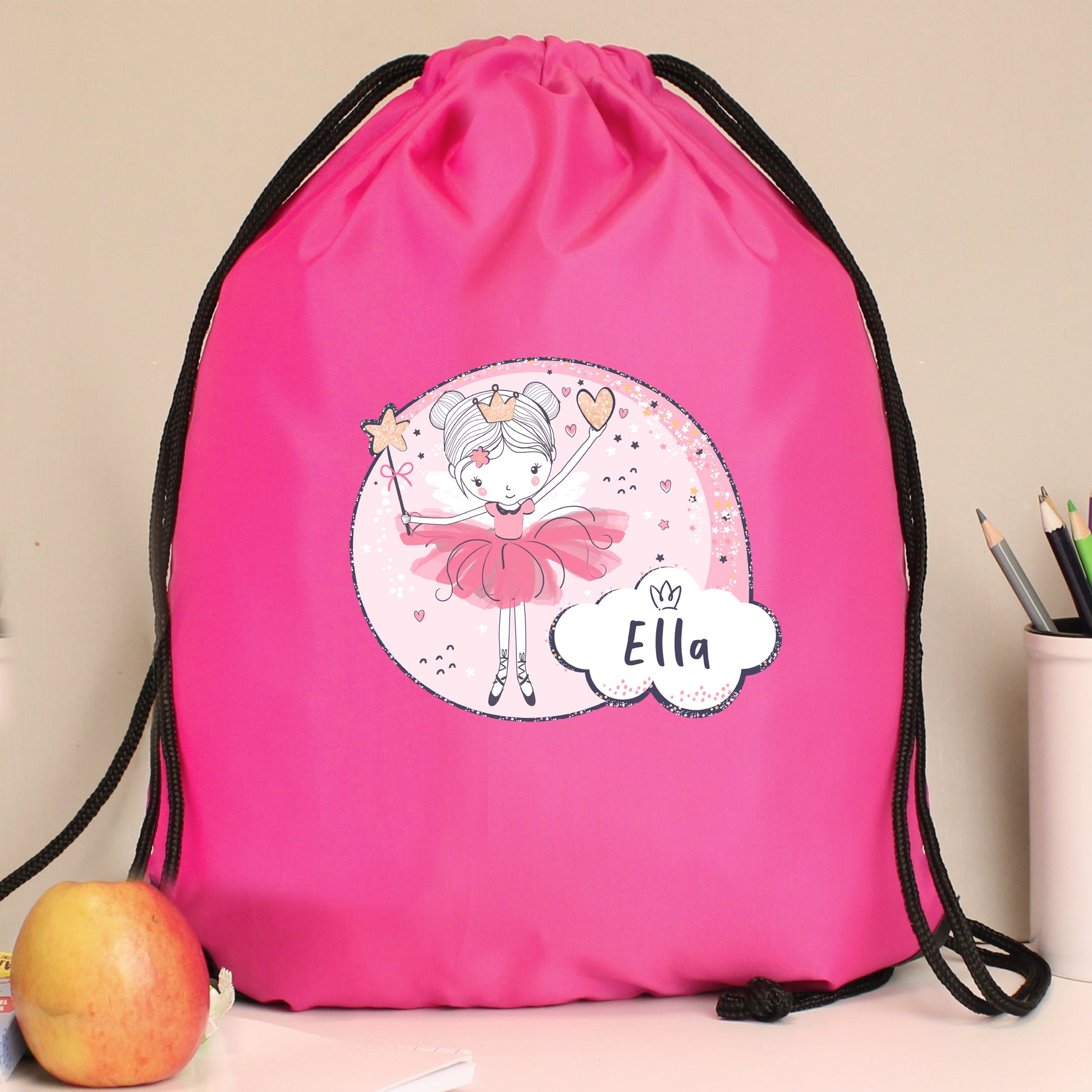 Personalised Fairy Pink Kit Bag - MK&JD Gifts