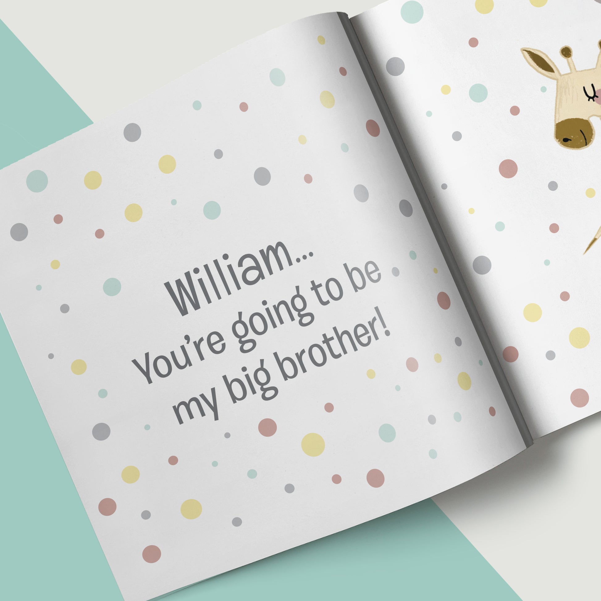 Personalised Big Brother Story Book - MK&JD Gifts