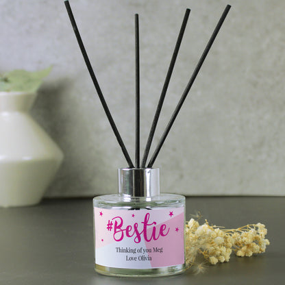 Personalised #Bestie Reed Diffuser - MK&JD Gifts