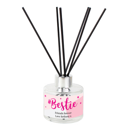 Personalised #Bestie Reed Diffuser - MK&JD Gifts