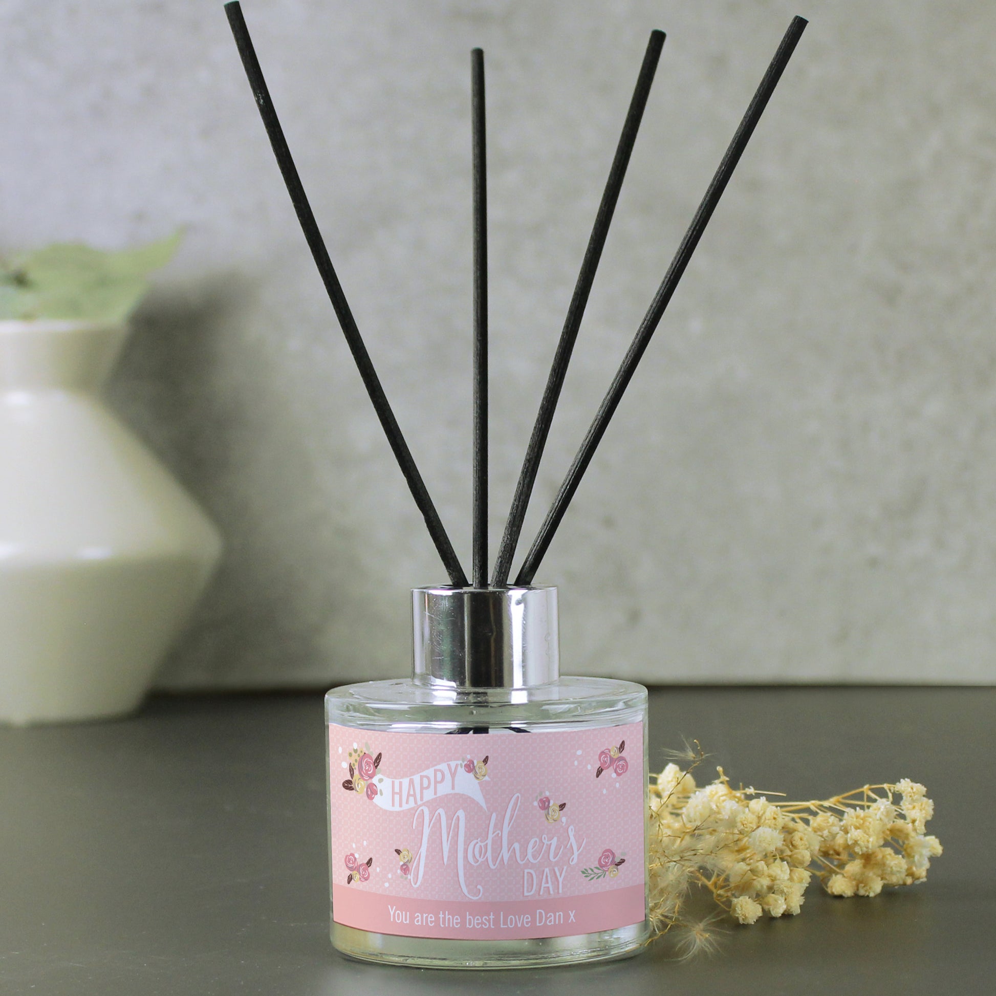 Personalised Mother's Day Reed Diffuser - MK&JD Gifts