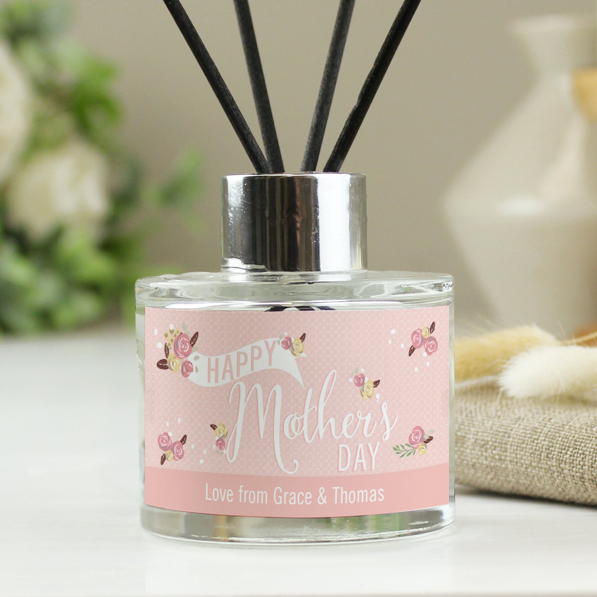Personalised Mother's Day Reed Diffuser - MK&JD Gifts