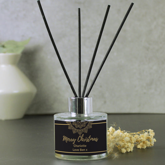 Personalised Gold Mandala Reed Diffuser - MK&JD Gifts