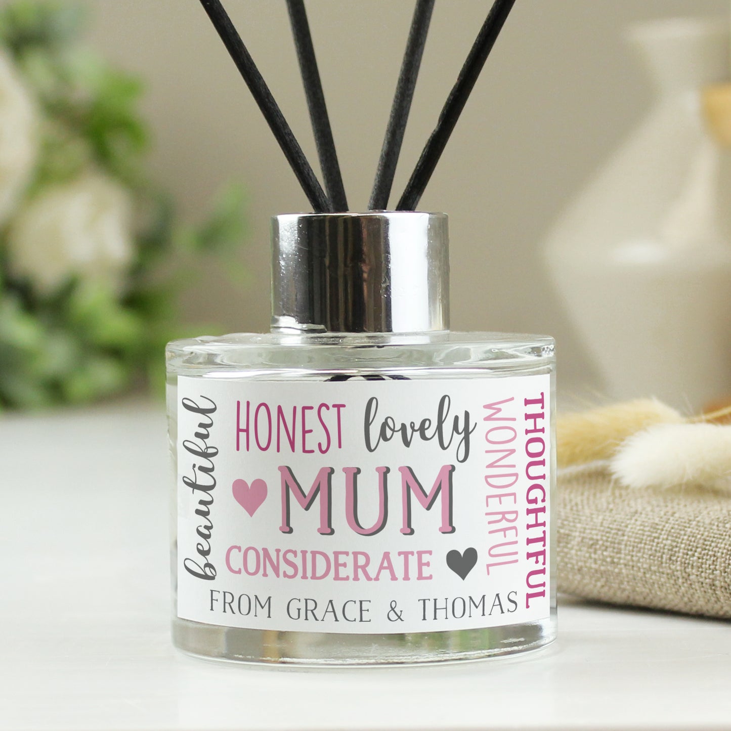 Personalised Mum Reed Diffuser - MK&JD Gifts