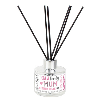 Personalised Mum Reed Diffuser - MK&JD Gifts