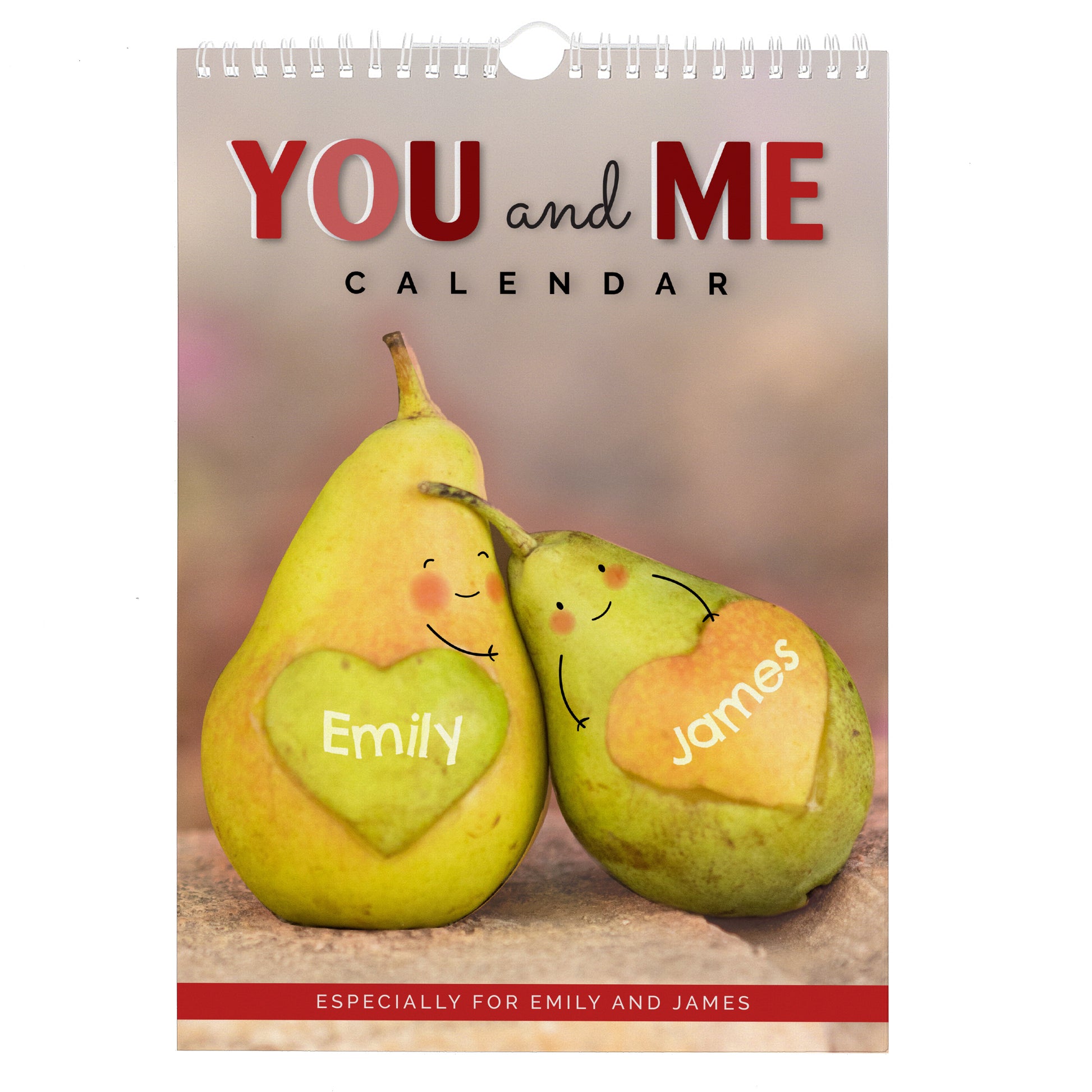 Personalised A4 Couple You And Me Calendar - MK&JD Gifts