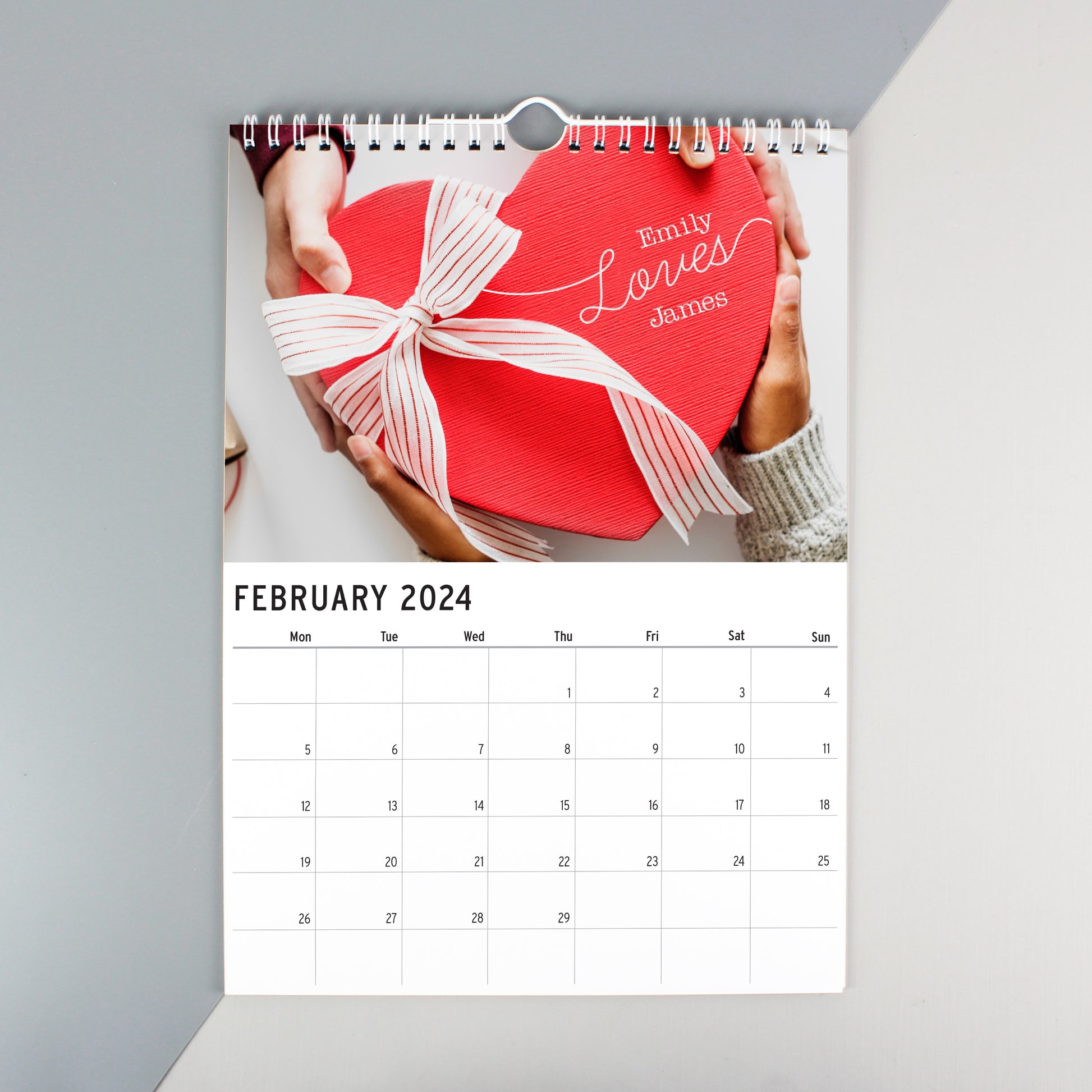 Personalised A4 Couple You And Me Calendar - MK&JD Gifts