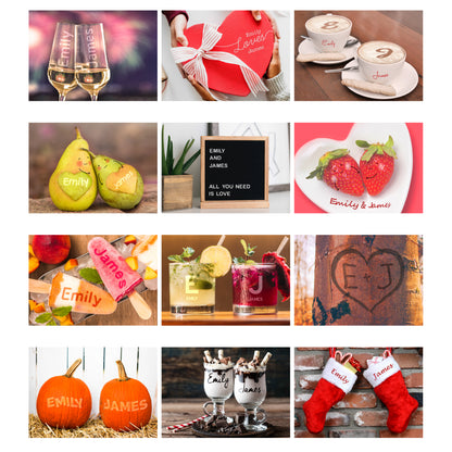Personalised A4 Couple You And Me Calendar - MK&JD Gifts