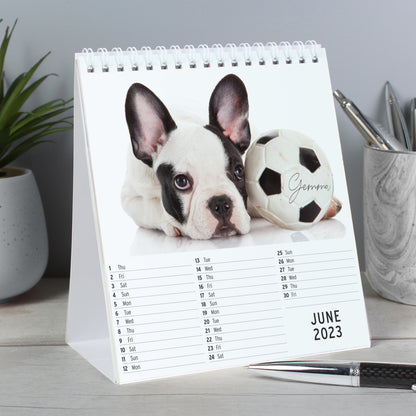 Personalised Barking Mad Dog Desk Calendar - MK&JD Gifts