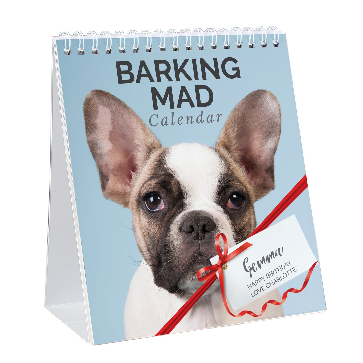 Personalised Barking Mad Dog Desk Calendar - MK&JD Gifts