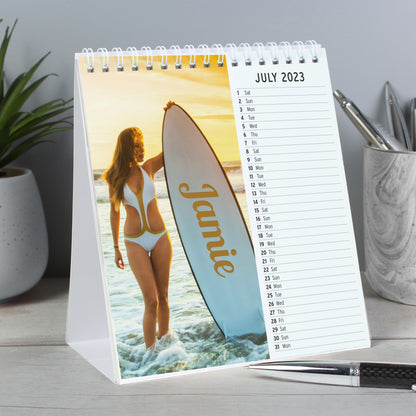 Personalised Hot Chicks Desk Calendar - MK&JD Gifts