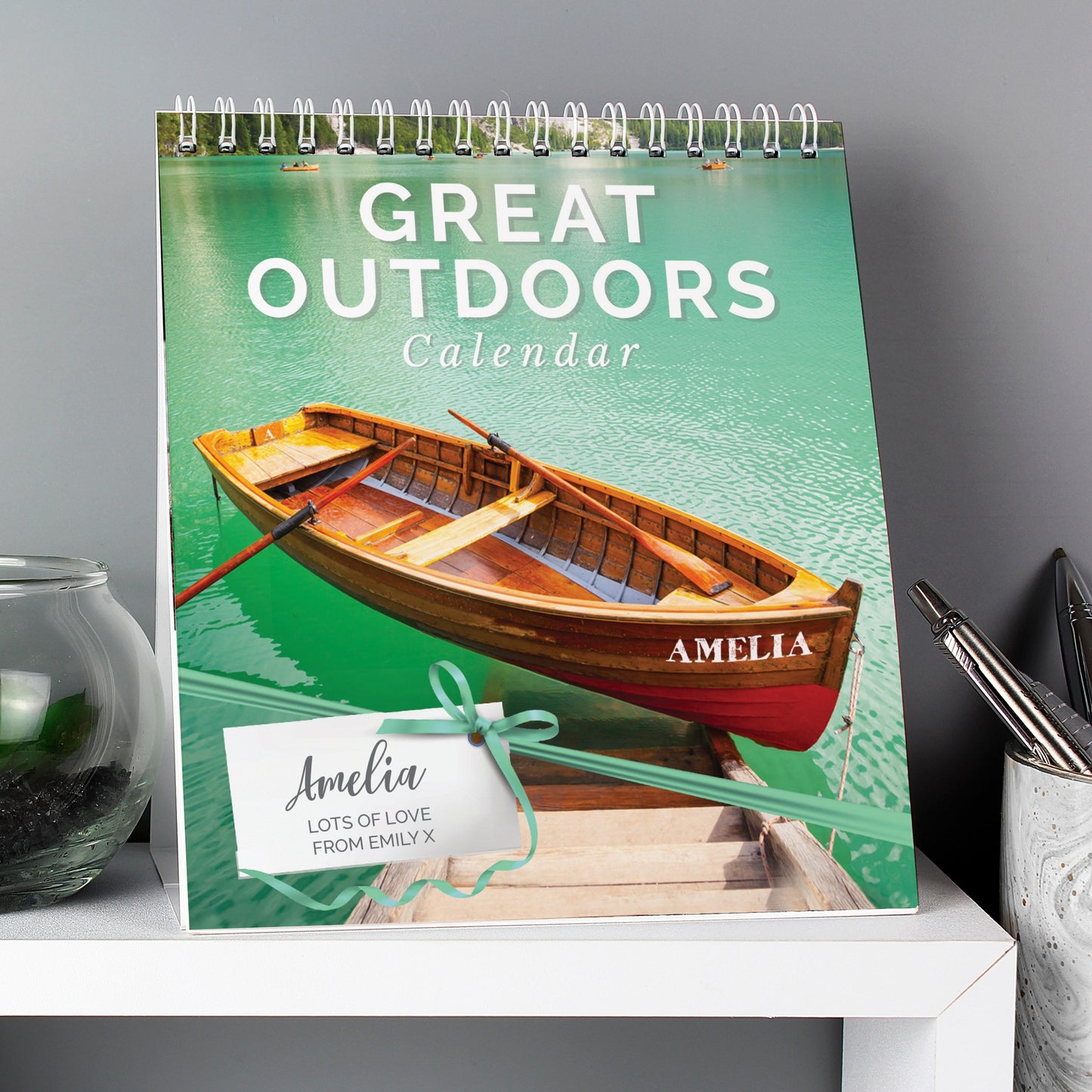 Personalised Outdoors Desk Calendar - MK&JD Gifts