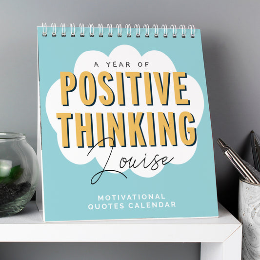 Personalised Motivational Quotes Desk Calendar - MK&JD Gifts