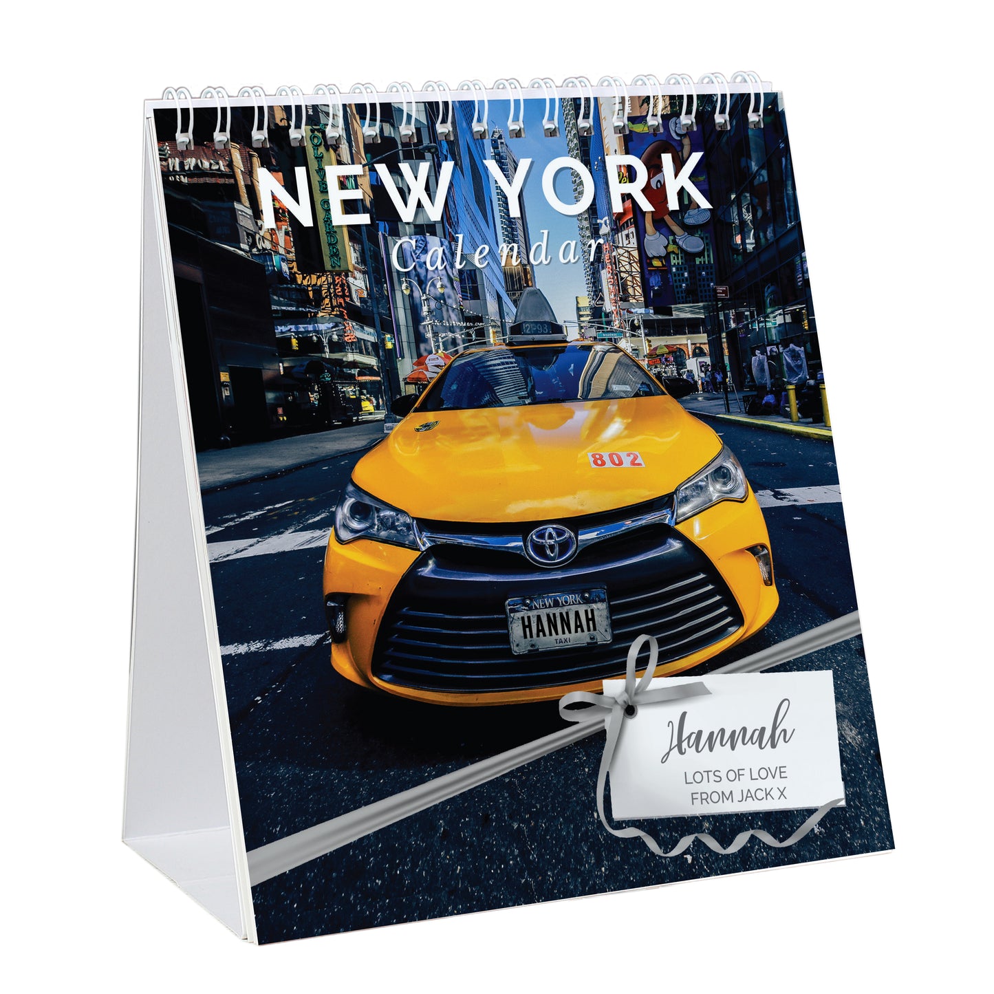 Personalised New York Desk Calendar - MK&JD Gifts