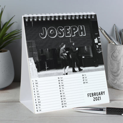 Personalised New York Desk Calendar - MK&JD Gifts