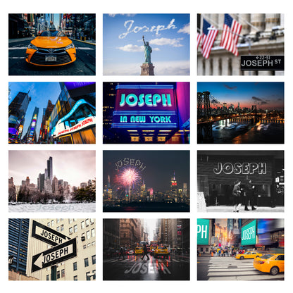 Personalised New York Desk Calendar - MK&JD Gifts