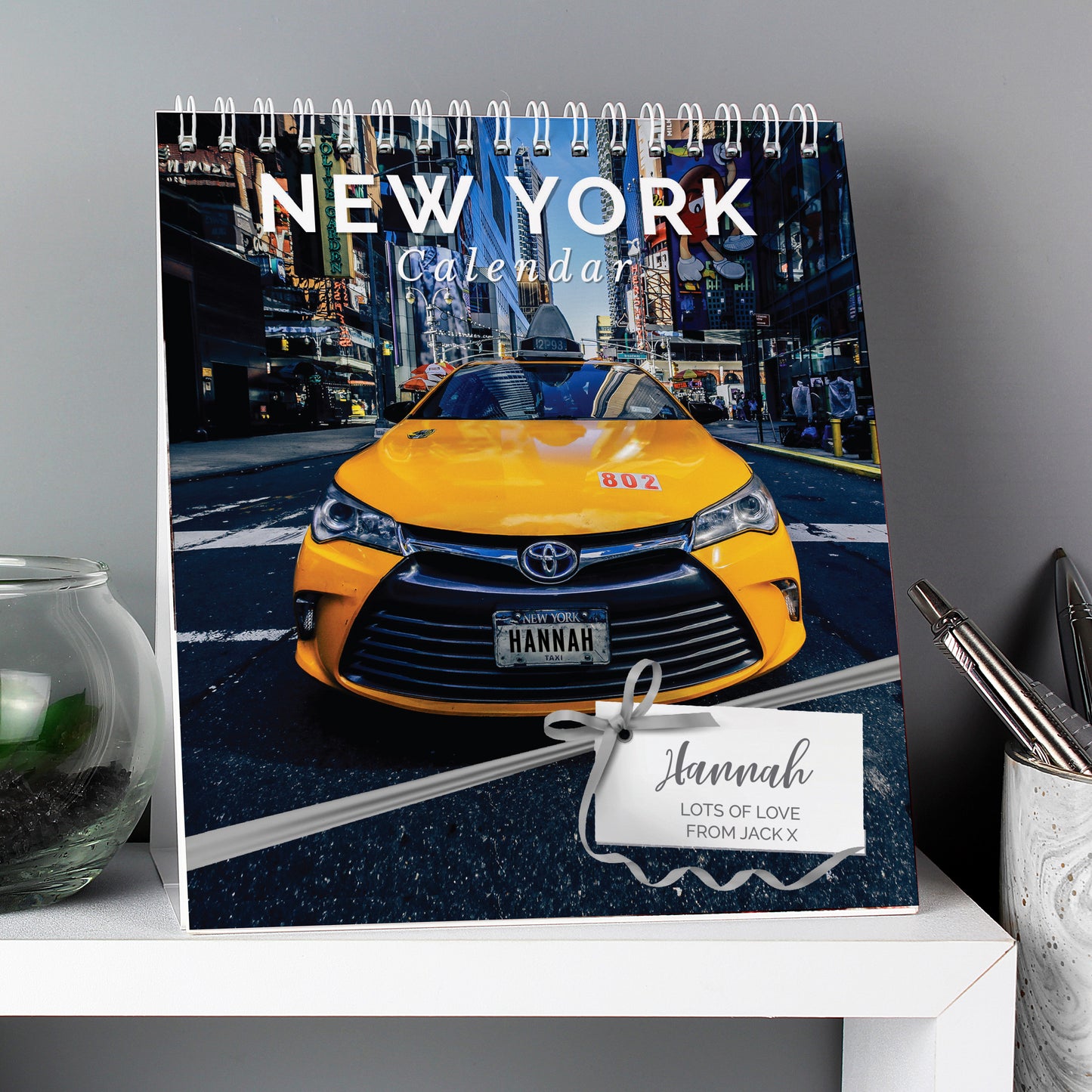 Personalised New York Desk Calendar - MK&JD Gifts