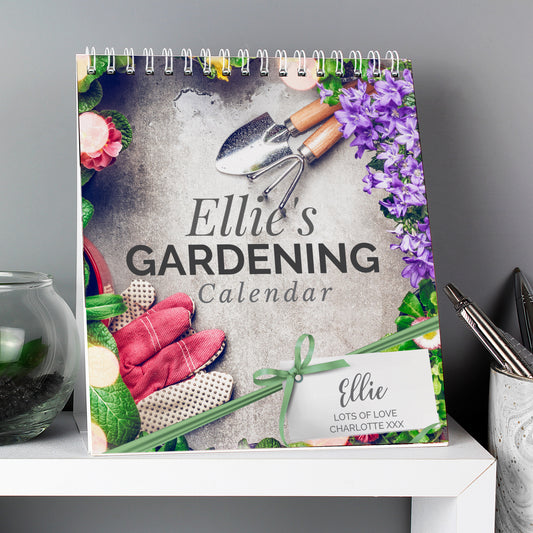 Personalised Gardening Desk Calendar - MK&JD Gifts