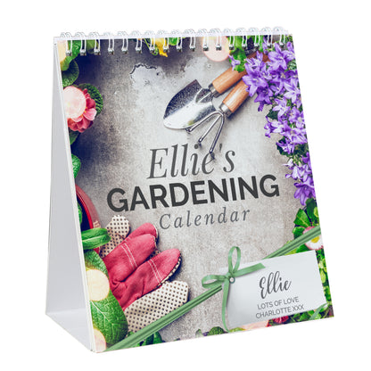 Personalised Gardening Desk Calendar - MK&JD Gifts