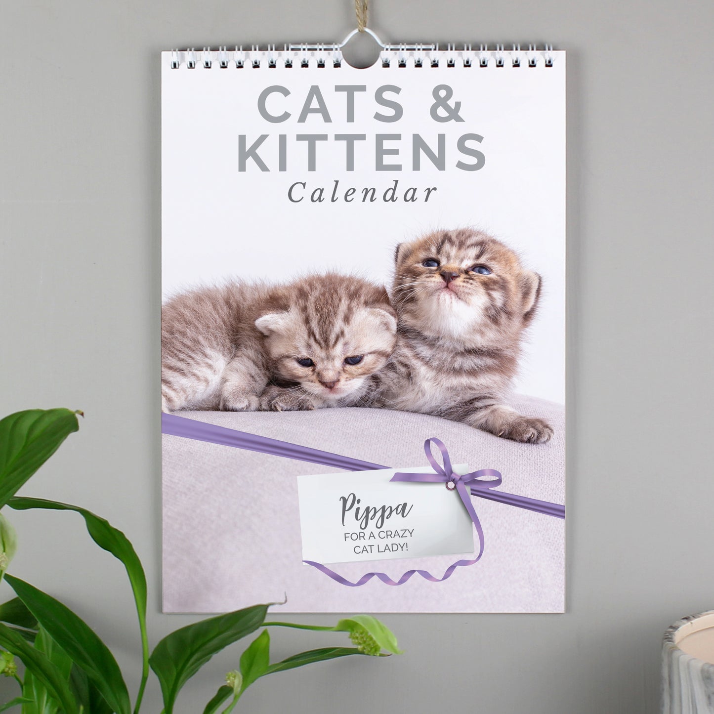 Personalised A4 Cats & Kittens Calendar - MK&JD Gifts