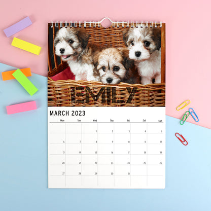 Personalised A4 Barking Mad Calendar - MK&JD Gifts
