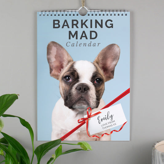 Personalised A4 Barking Mad Calendar - MK&JD Gifts