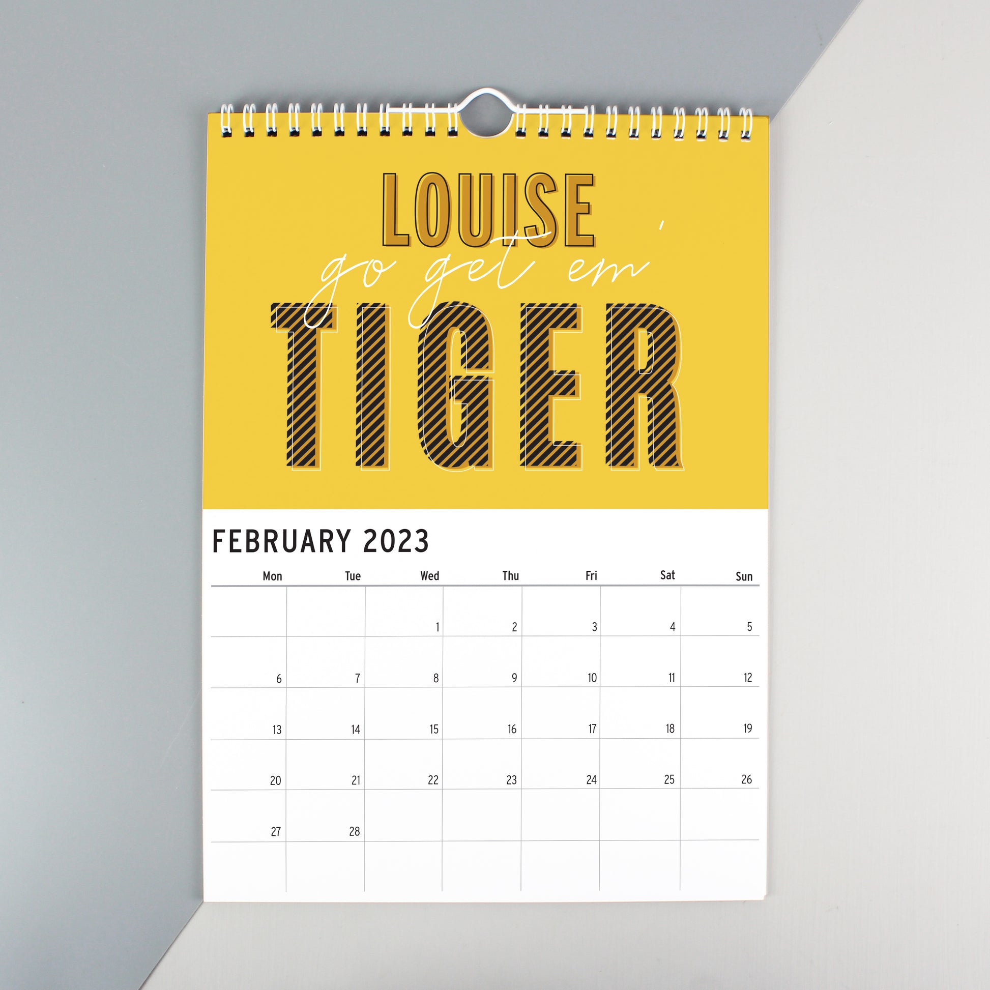 Personalised A4 Motivational Quotes Calendar - MK&JD Gifts