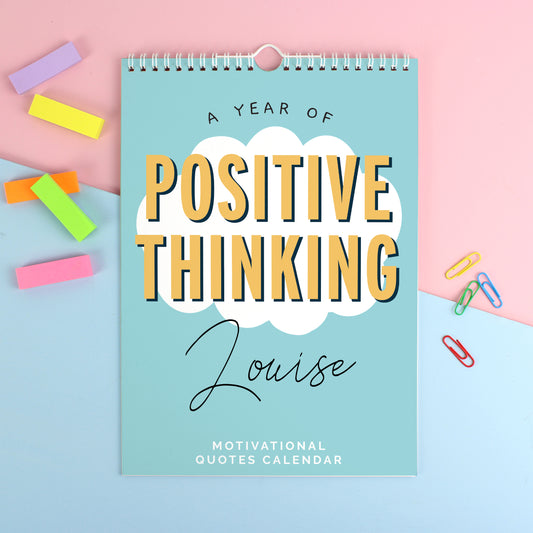 Personalised A4 Motivational Quotes Calendar - MK&JD Gifts