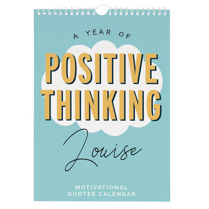 Personalised A4 Motivational Quotes Calendar - MK&JD Gifts