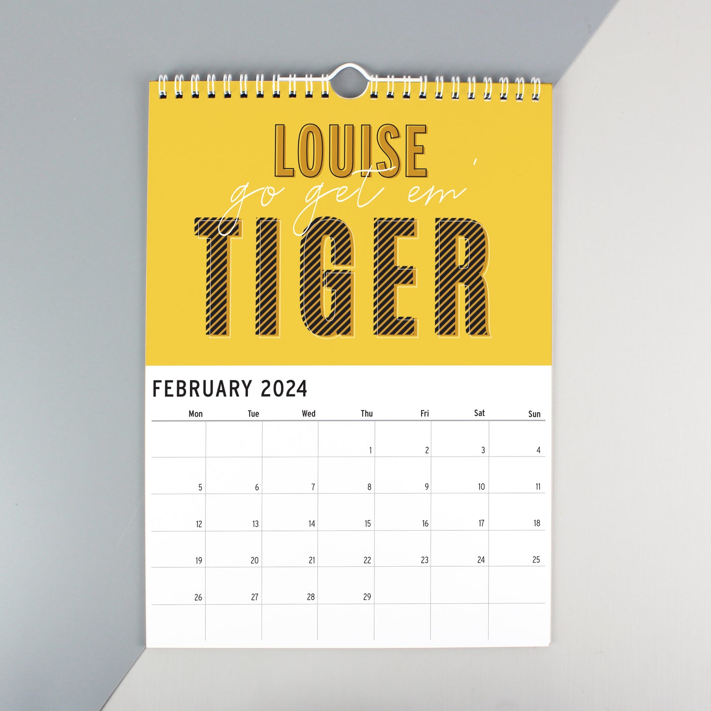 Personalised A4 Motivational Quotes Calendar - MK&JD Gifts