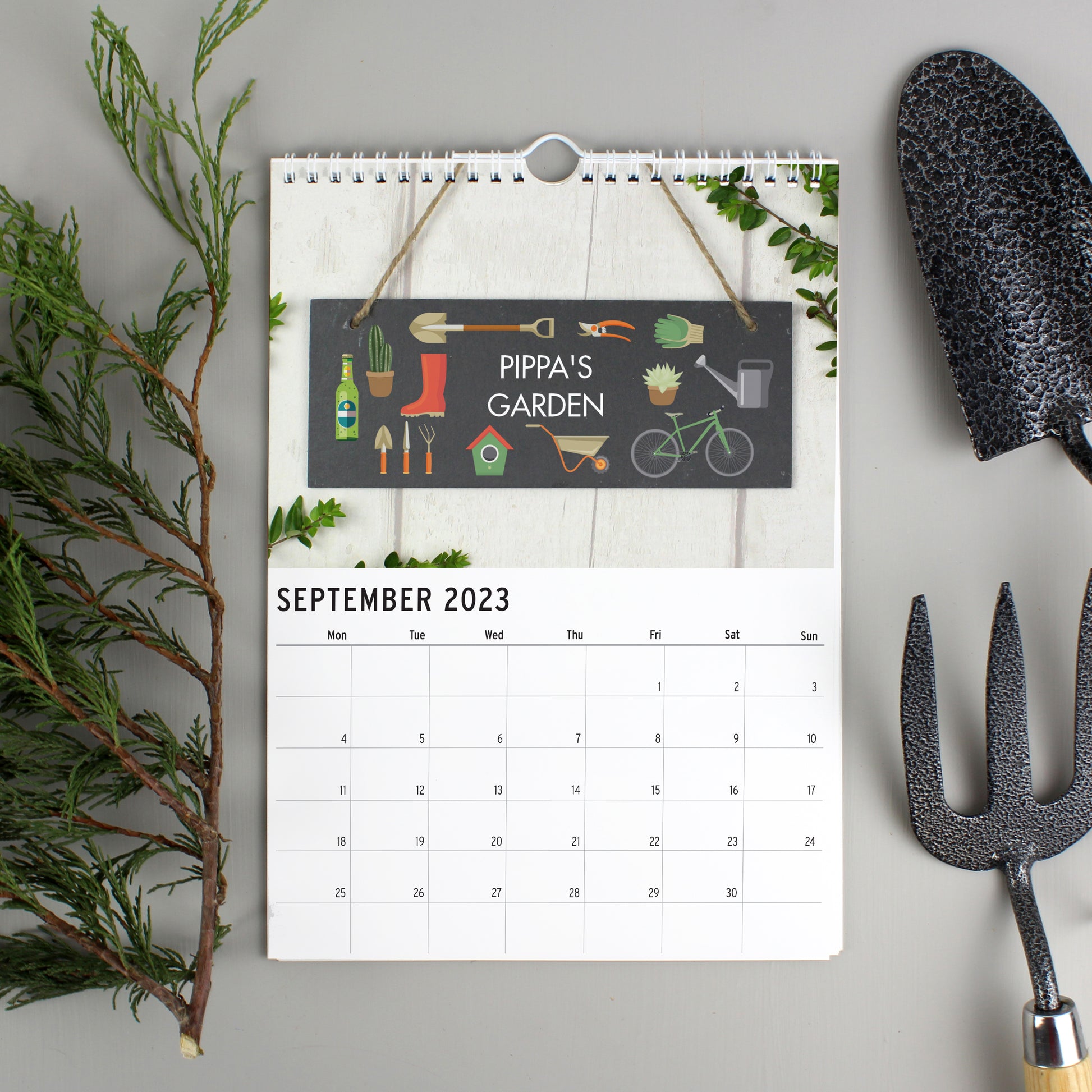Personalised A4 Gardening Calendar - MK&JD Gifts