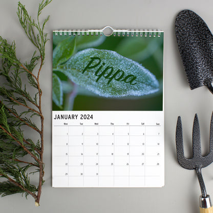 Personalised A4 Gardening Calendar - MK&JD Gifts