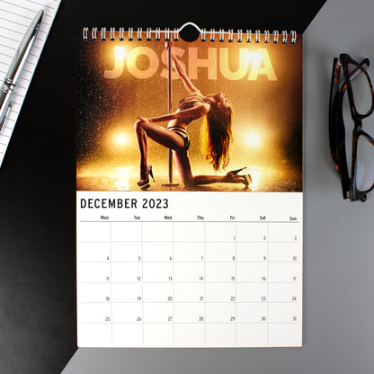 Personalised A4 Hot Chicks Calendar - MK&JD Gifts
