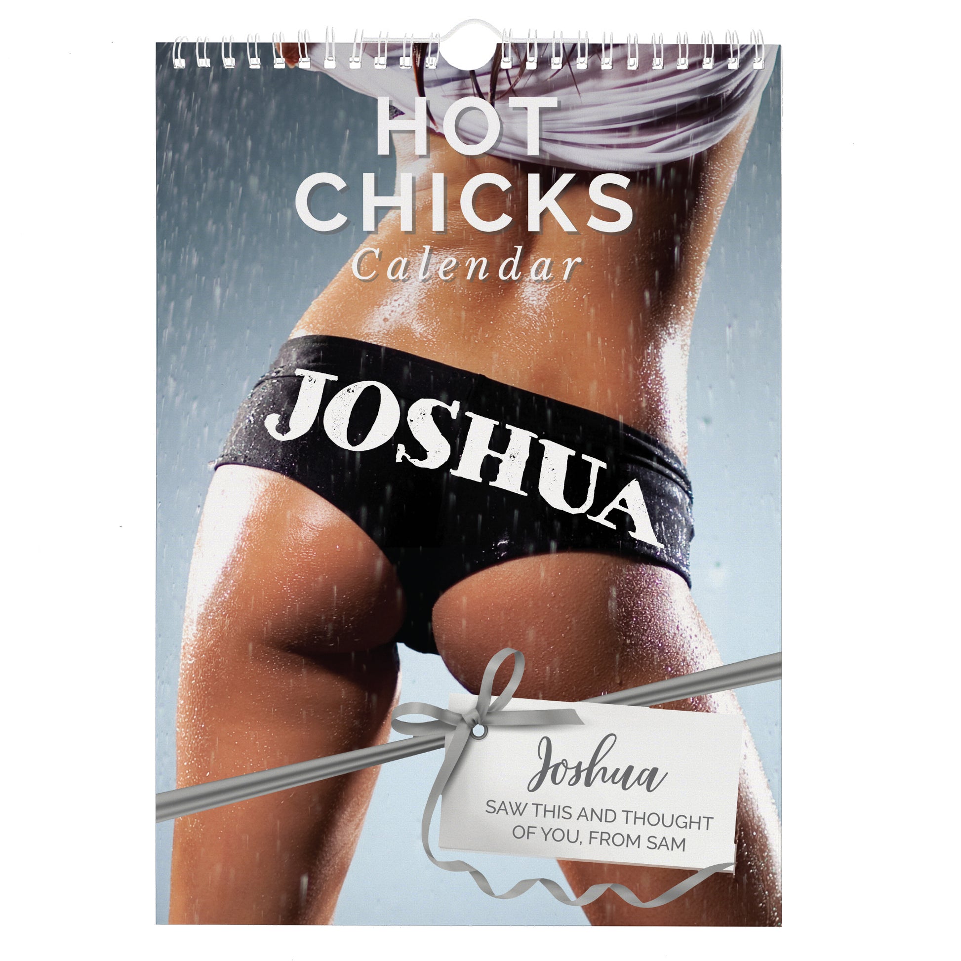 Personalised A4 Hot Chicks Calendar - MK&JD Gifts