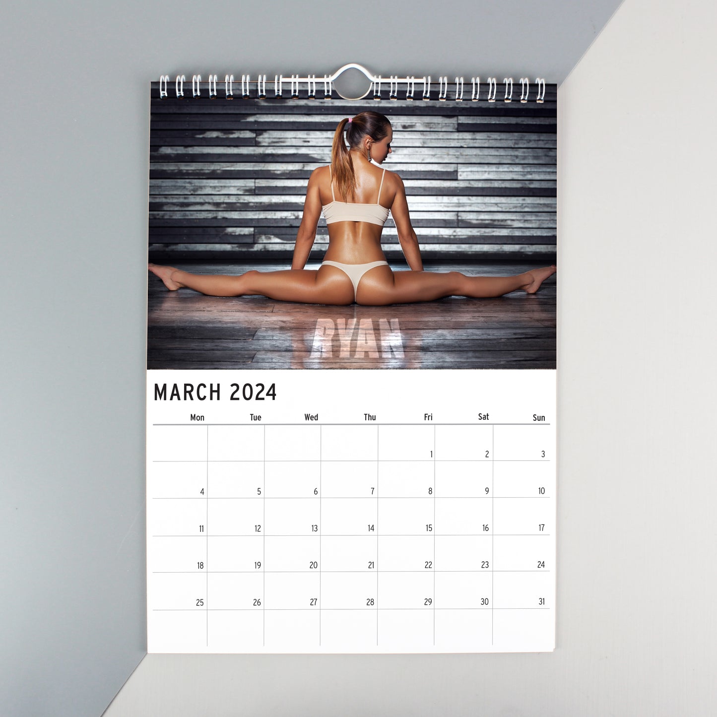 Personalised A4 Hot Chicks Calendar - MK&JD Gifts