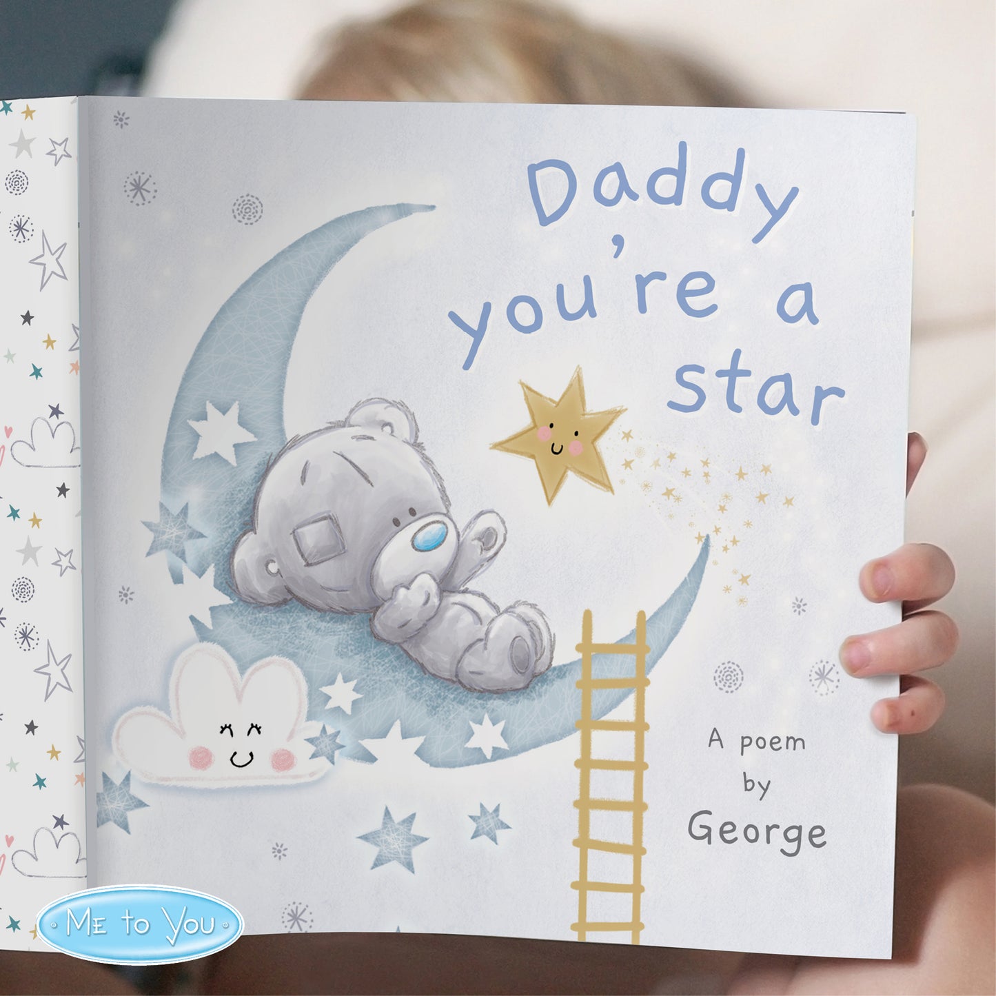 Personalised Tiny Tatty Teddy Daddy You're A Star Poem Book - MK&JD Gifts