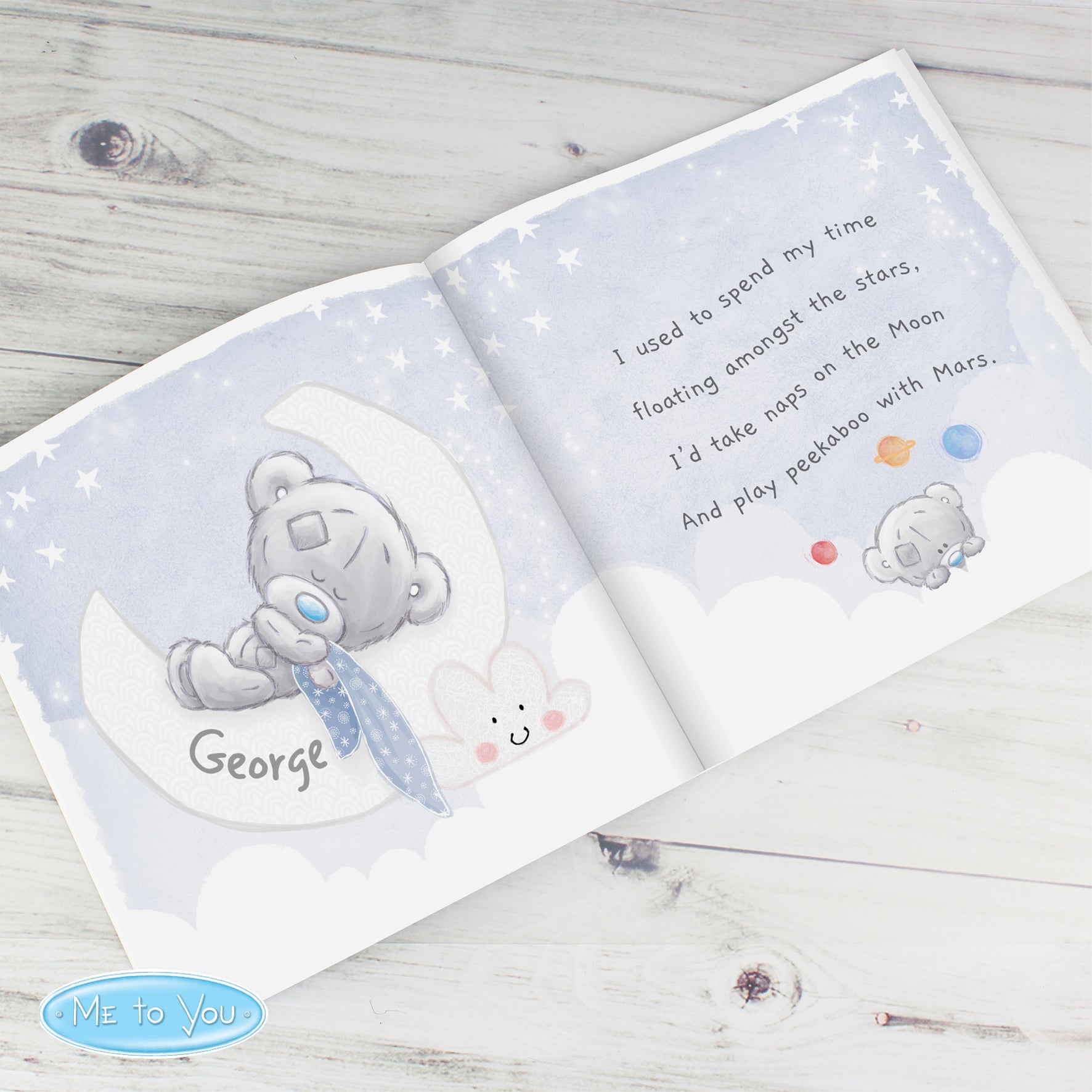 Personalised Tiny Tatty Teddy Daddy You're A Star Poem Book - MK&JD Gifts
