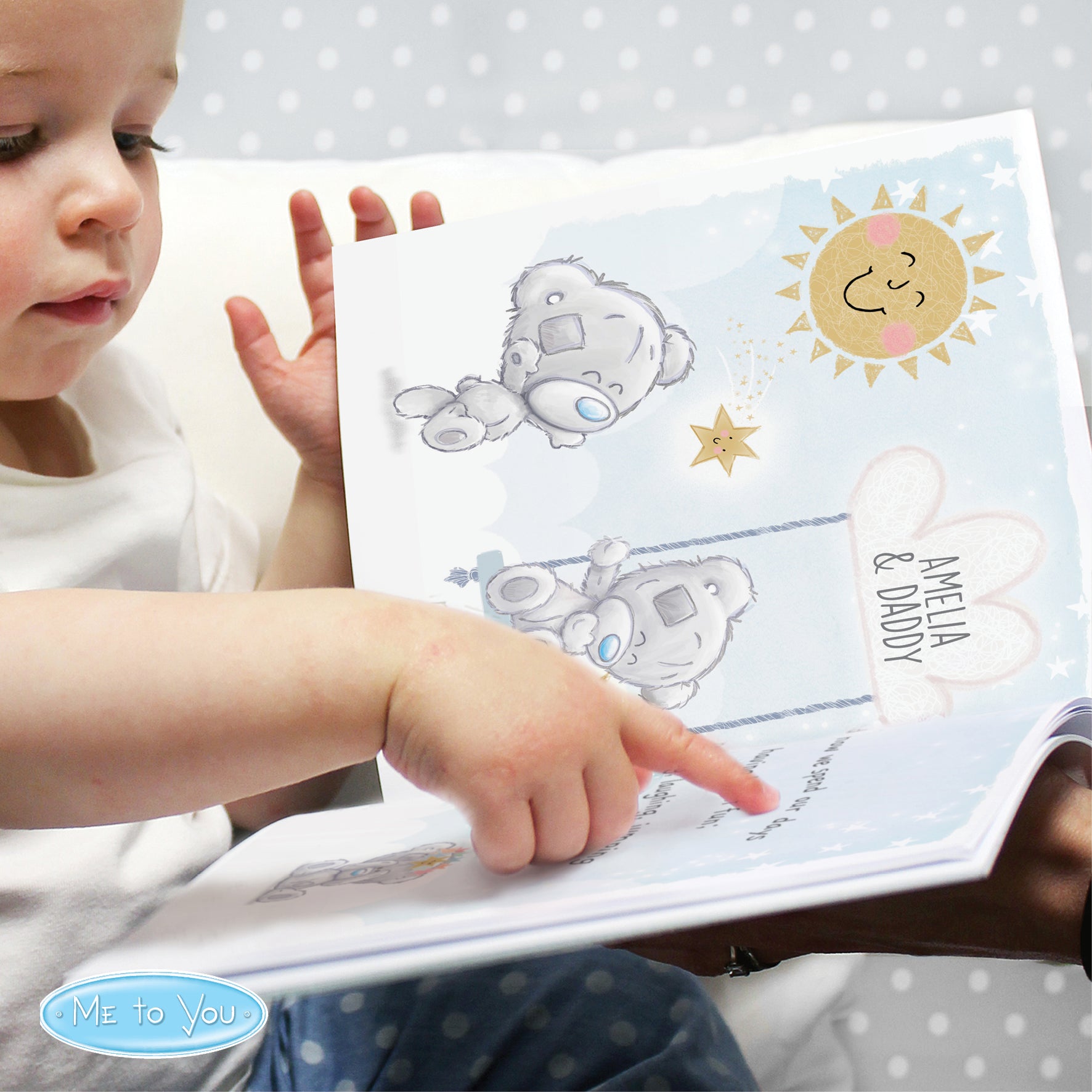 Personalised Tiny Tatty Teddy Daddy You're A Star Poem Book - MK&JD Gifts
