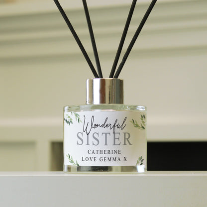 Personalised Botanical Reed Diffuser - MK&JD Gifts