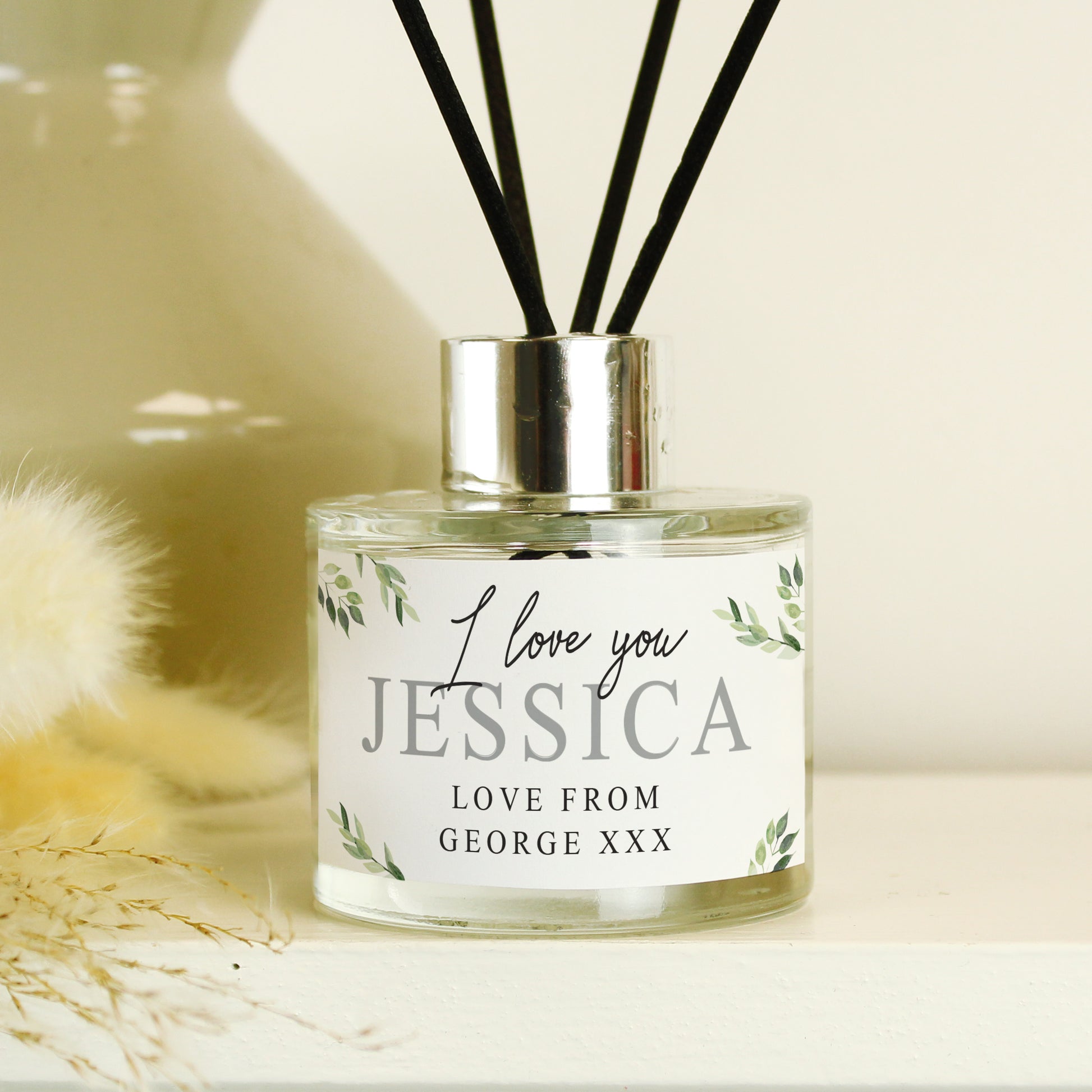 Personalised Botanical Reed Diffuser - MK&JD Gifts