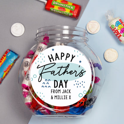 Personalised Father's Day Sweet Jar - MK&JD Gifts