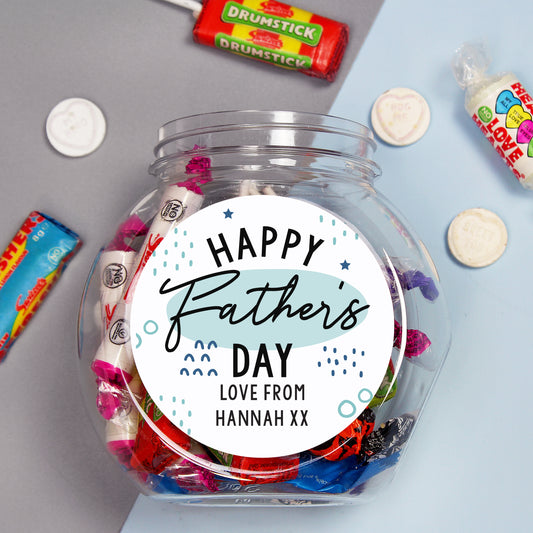 Personalised Father's Day Sweet Jar - MK&JD Gifts